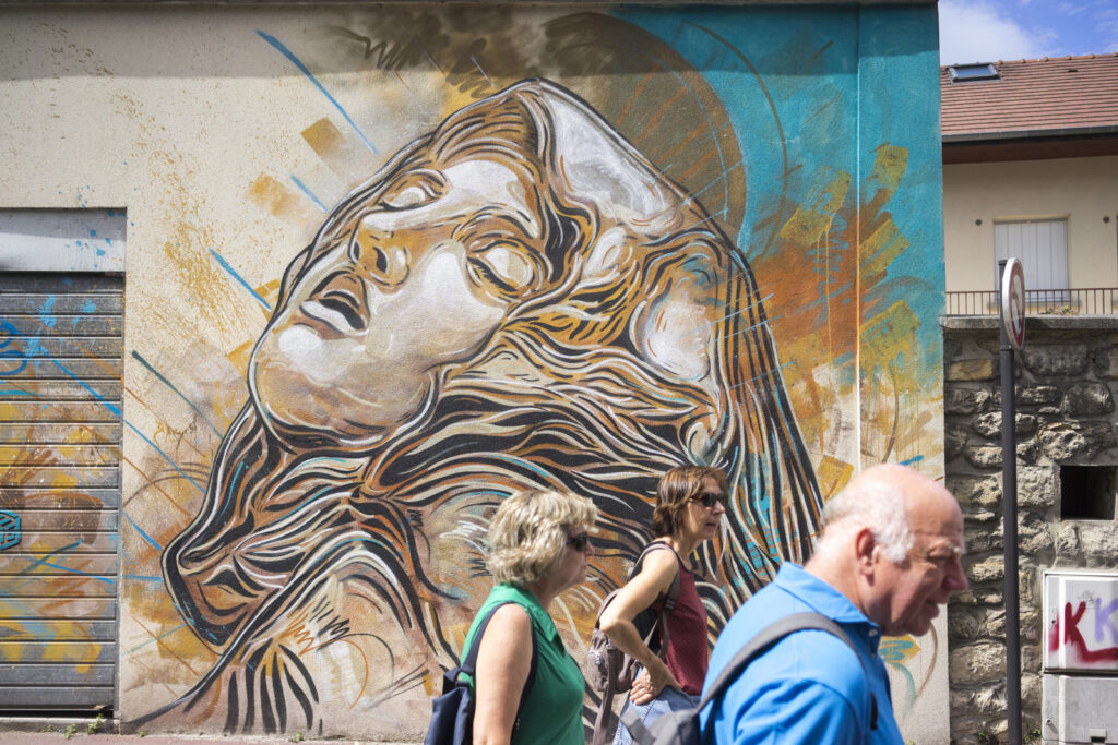 Street art à Vitry-sur-Seine - Œuvre de C215 - ©Ville de Vitry-sur-Seine