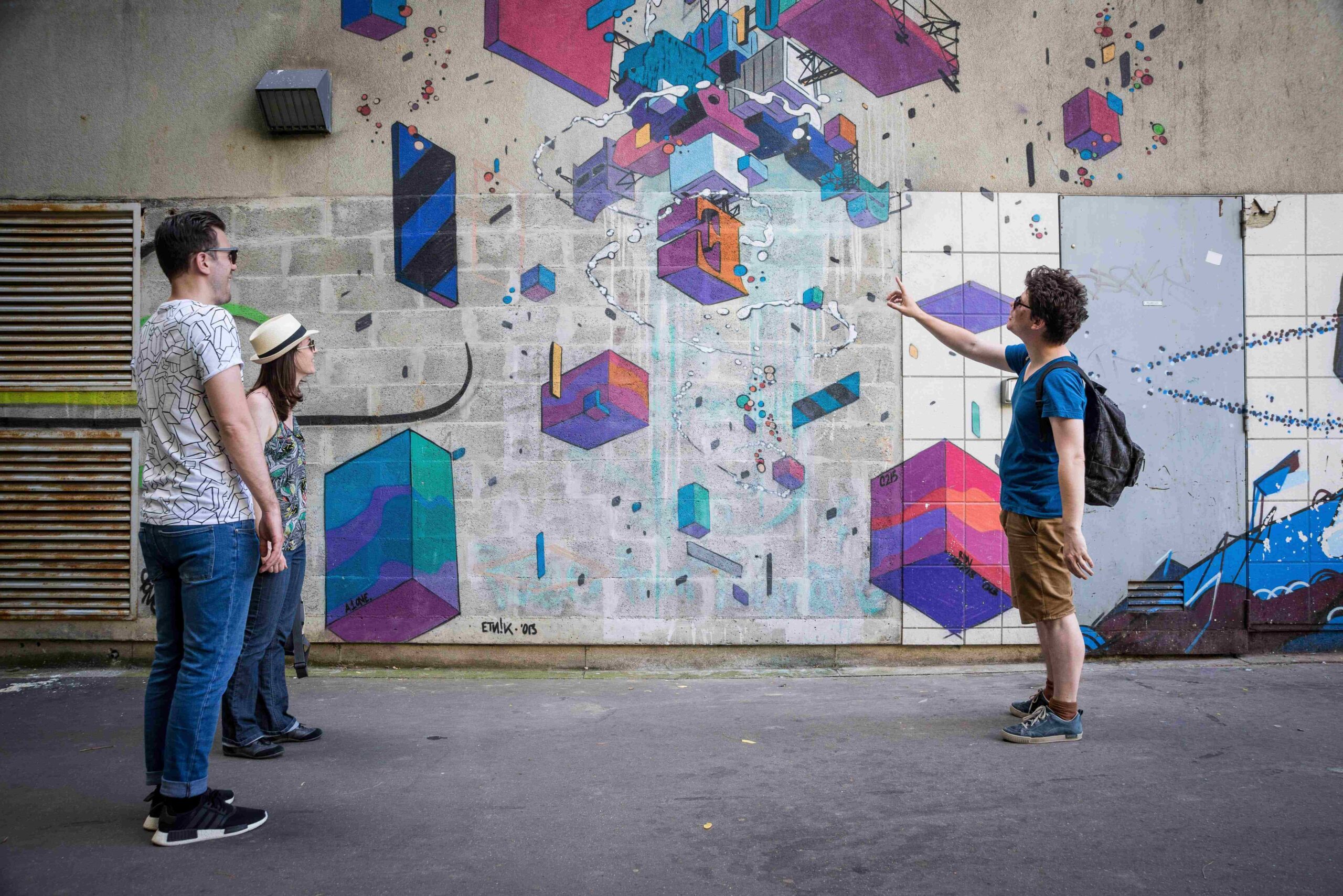 Balade street art à Vitry-sur-Seine - Oeuvre d'Etnik - ©CRT Paris Ile-de-France / Amélie Laurin