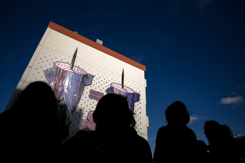 Street art à Vitry-sur-Seine - Œuvre d'HNRX - ©Ville de Vitry-sur-Seine